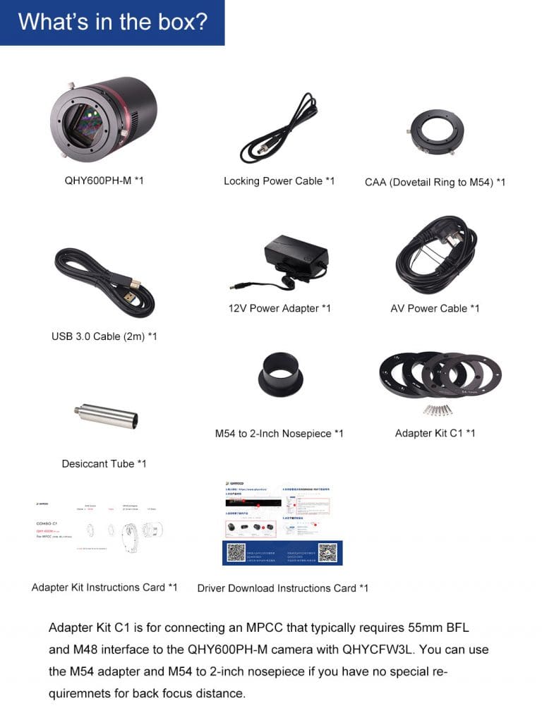 Contents QHY600PH-M
