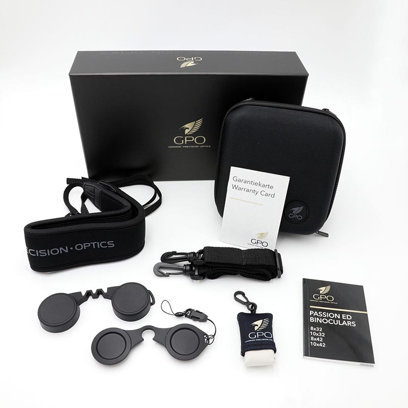 GPO PASSION™ ED 10×32 Binoculars accessories