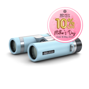 GOVIEW ZOOMR 8x26 Compact Binoculars - Miami Blue MD