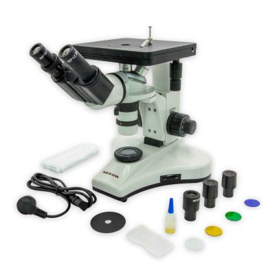 saxon Metallurgical Inverted Industrial Microscope 100x-1250x - Image 2