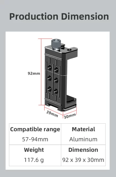 Move-Shoot-Move Phone Clamp